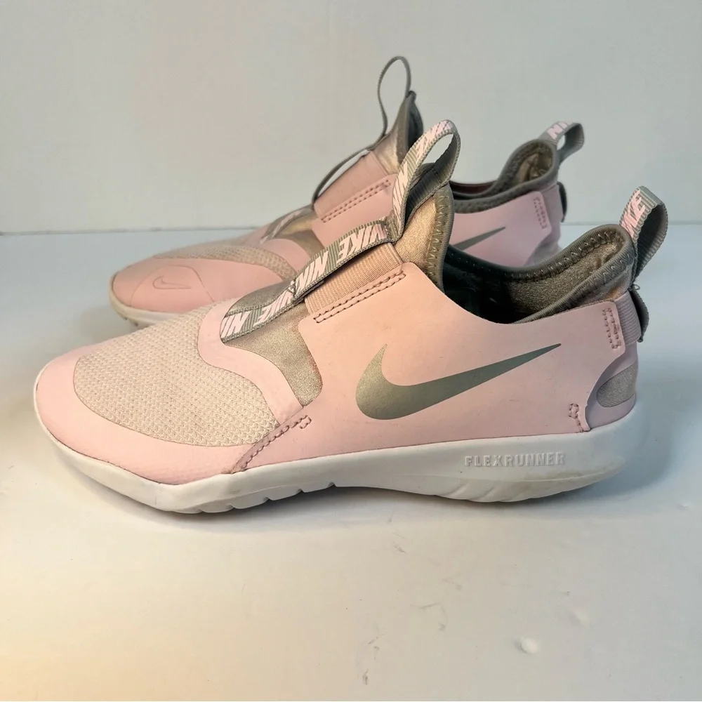 Nike Pink‎ Slip-On Sneakers with Streamlined Design